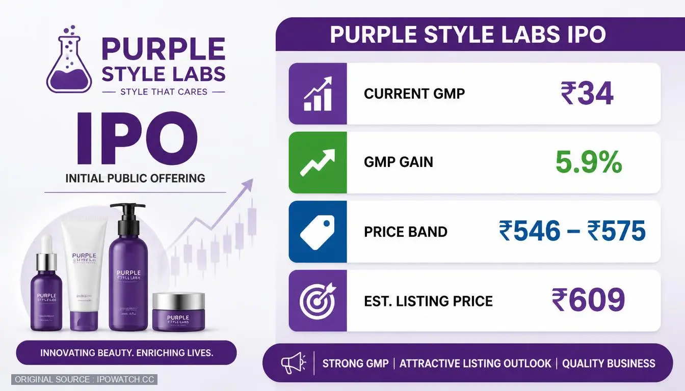 Purple Style Labs IPO GMP, Date, Price, Allotment Details