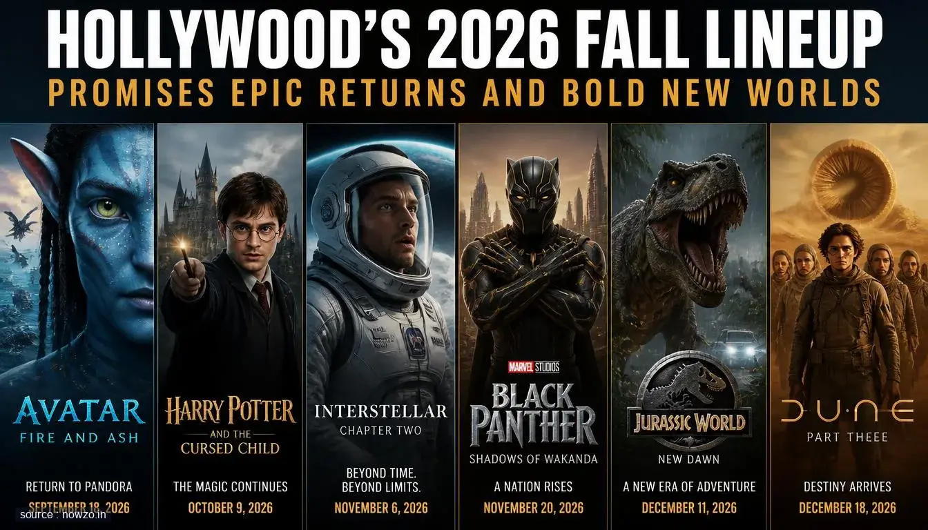 Hollywood's 2026 Fall Lineup Promises Epic Returns and Bold New Worlds