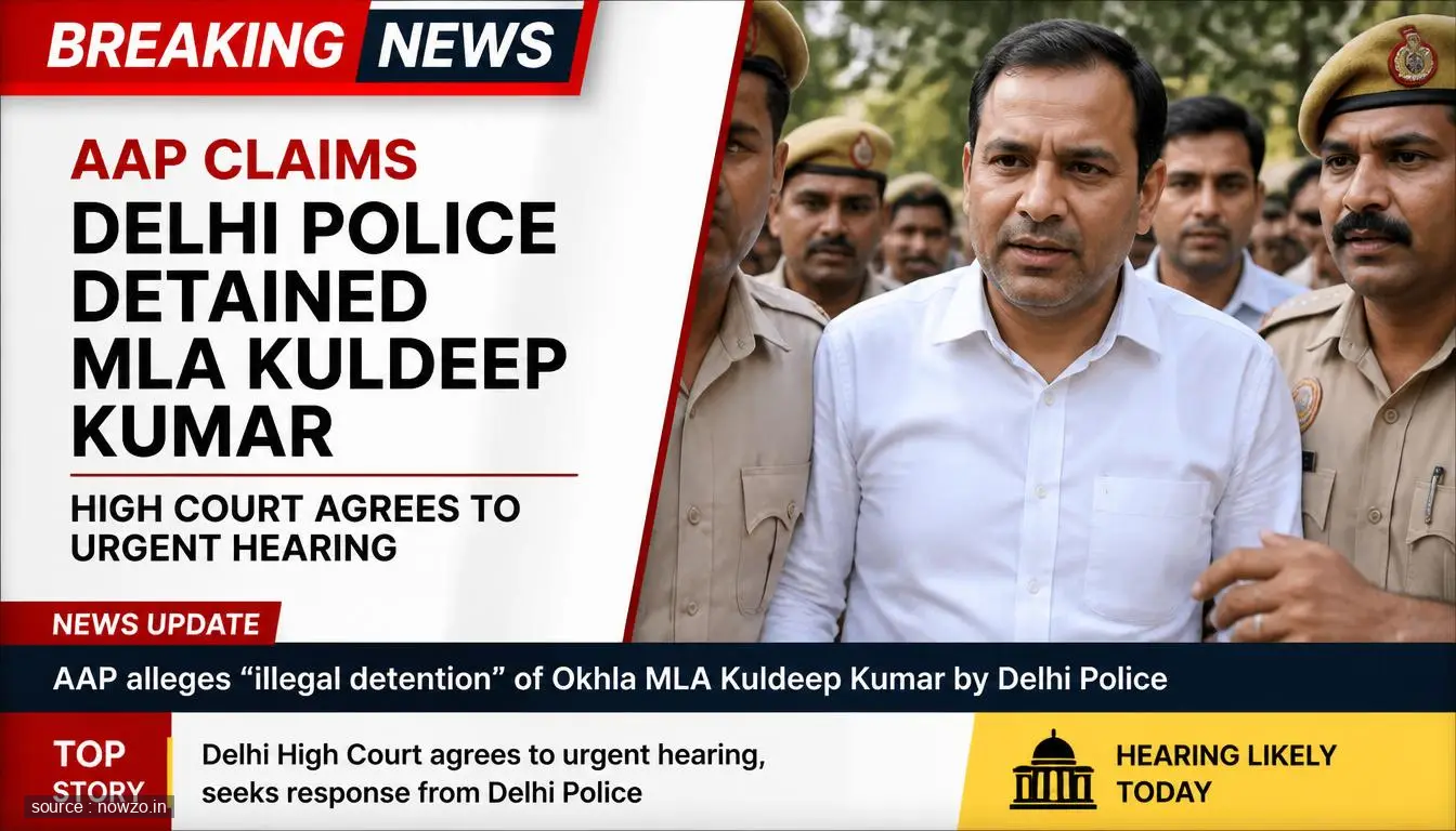AAP MLA Kuldeep Kumar Detained by Delhi Police, HC Hearing — Politics news