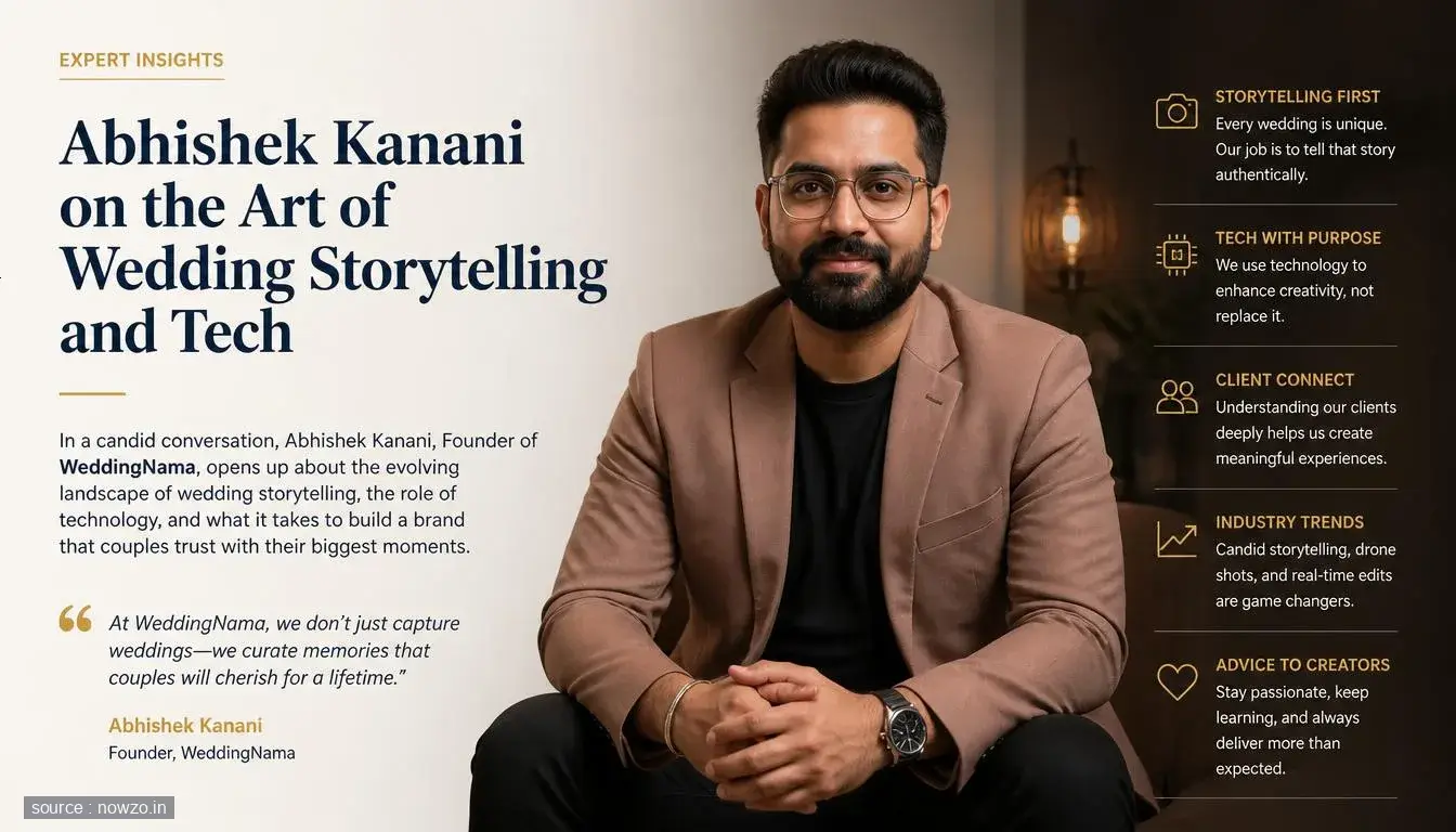Abhishek Kanani Wedding Storytelling Technology Interview — General news
