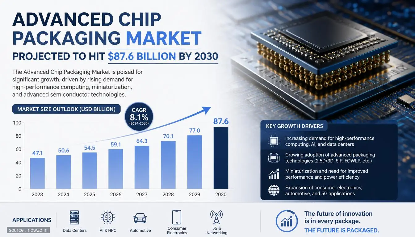 Advanced Chip Packaging Market to Reach $87.6B by 2030 — Technology news
