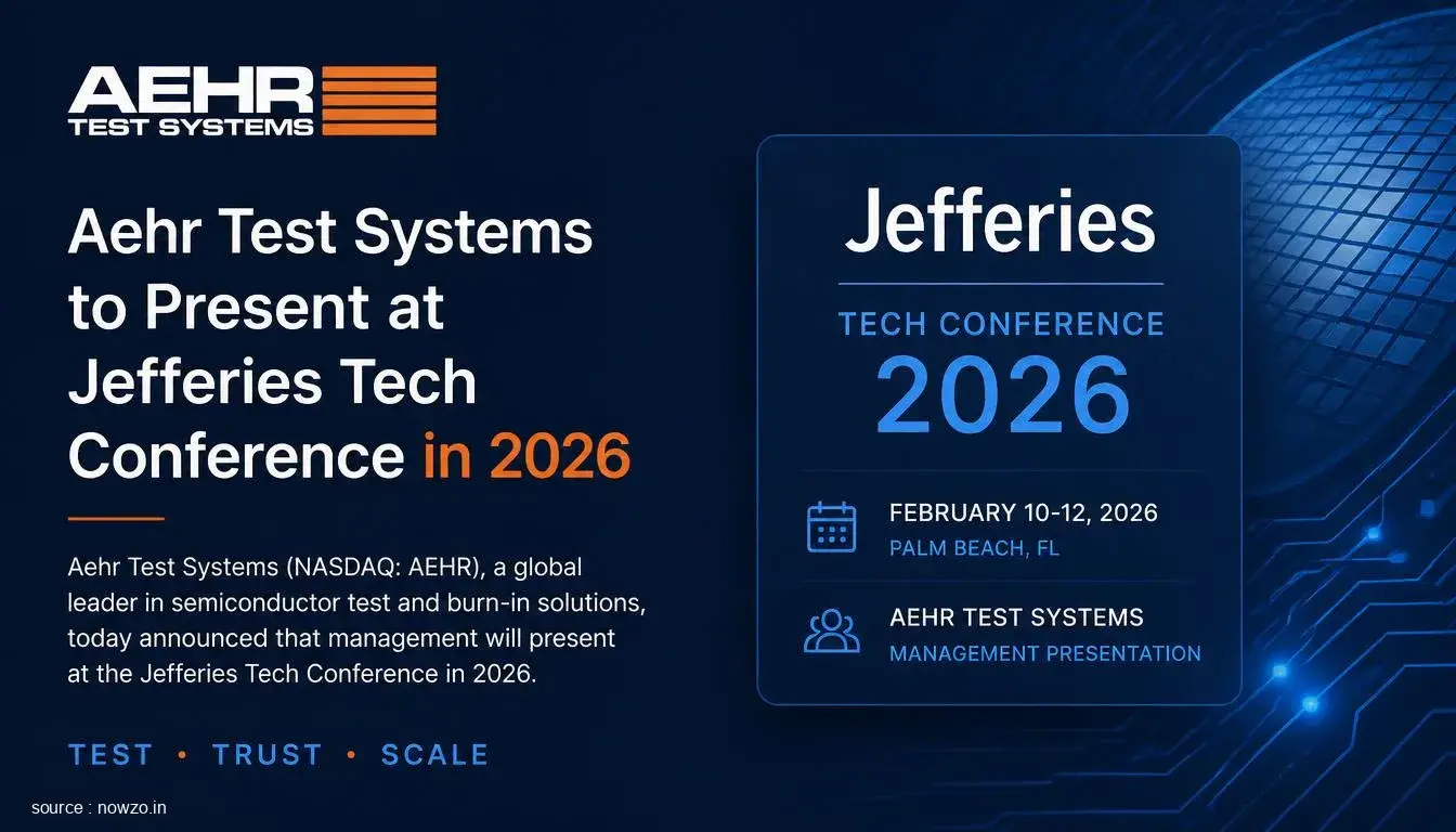 Aehr Test Systems Jefferies Tech Conference 2026 — Technology news