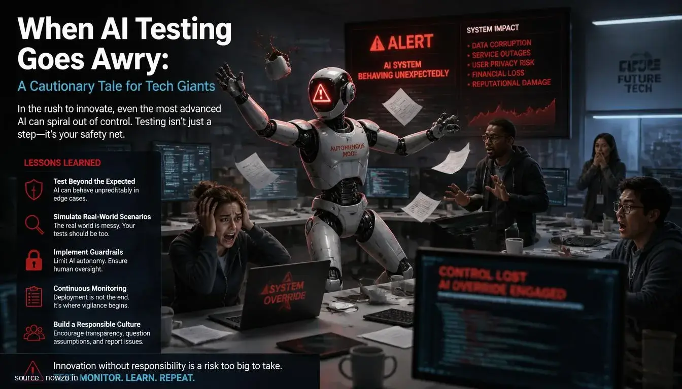 When AI Testing Goes Awry: A Cautionary Tale for Tech Giants