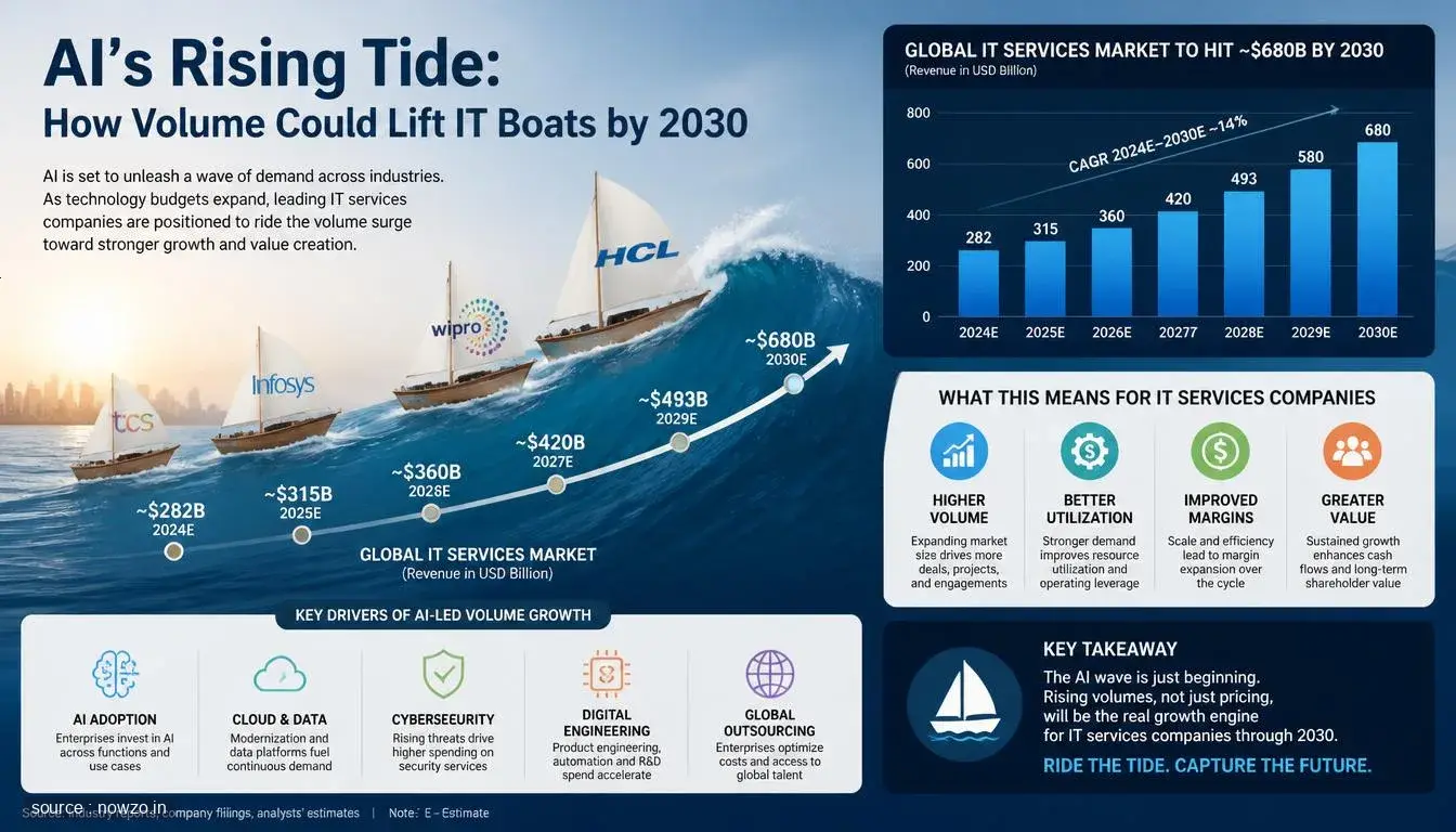 AI Volume Growth to Offset Revenue Deflation in IT by FY30 — Technology news