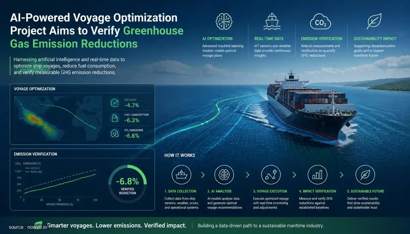 AI Voyage Optimization Project to Verify GHG Emission Cuts — Technology news