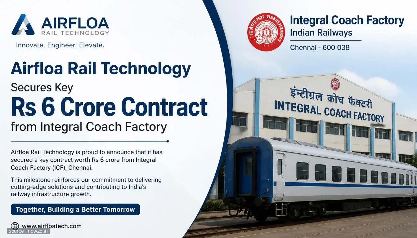 Airfloa Rail Technology Rs 6 Crore Order Integral Coach Fact — Business news