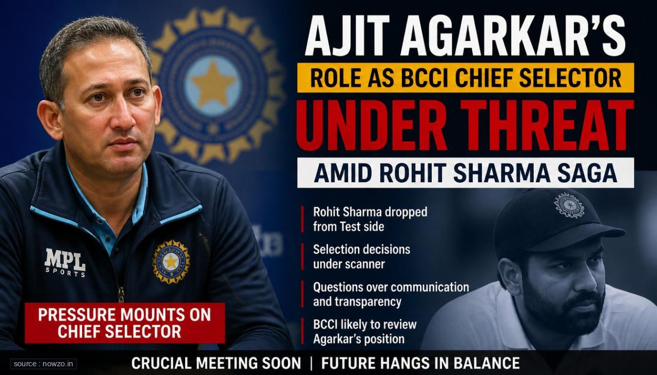 Ajit Agarkar's Role as BCCI Chief Selector Under Threat Amid Rohit Sharma Saga