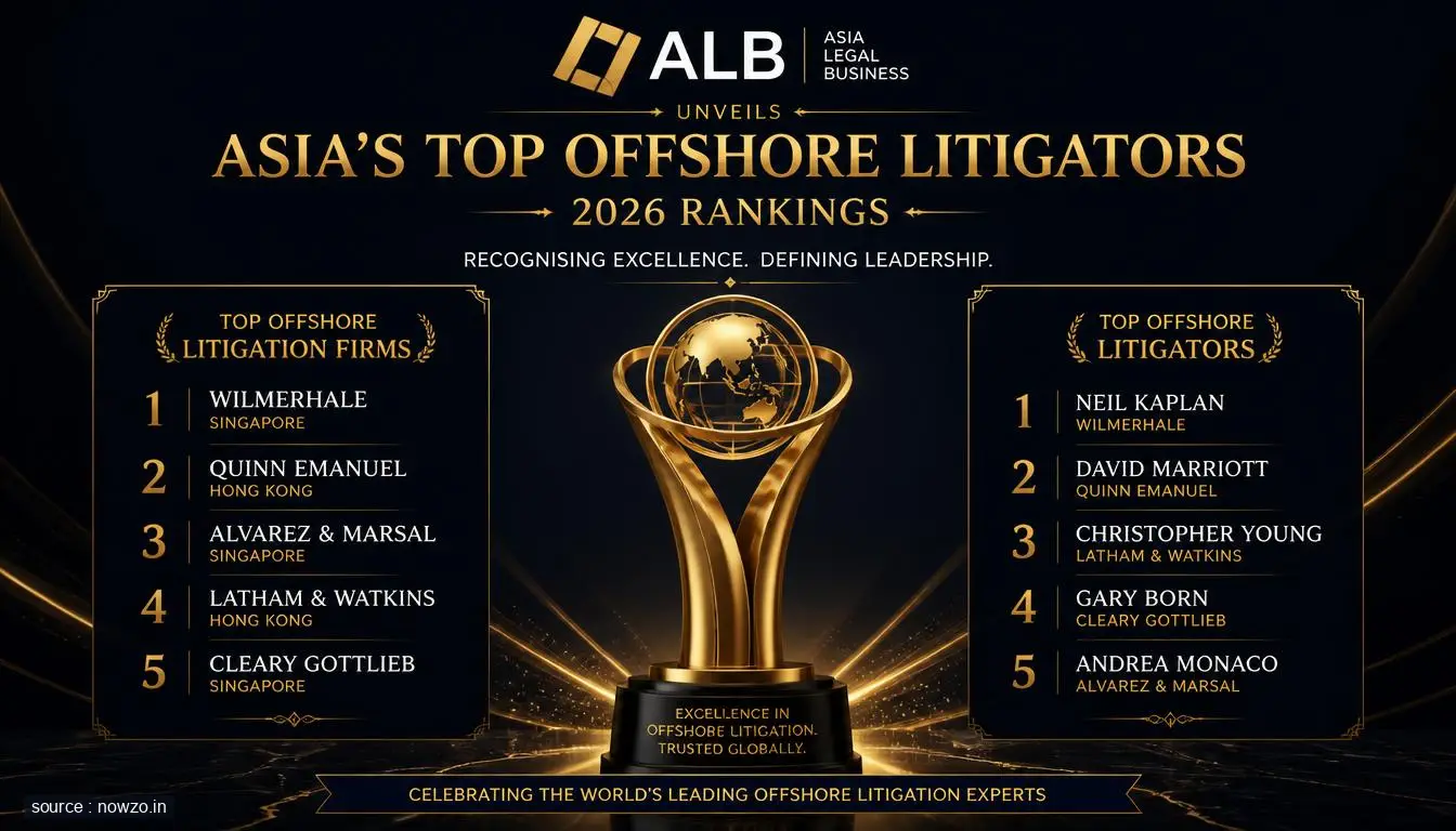 ALB Asia Top Offshore Litigators 2026 Rankings — Business news