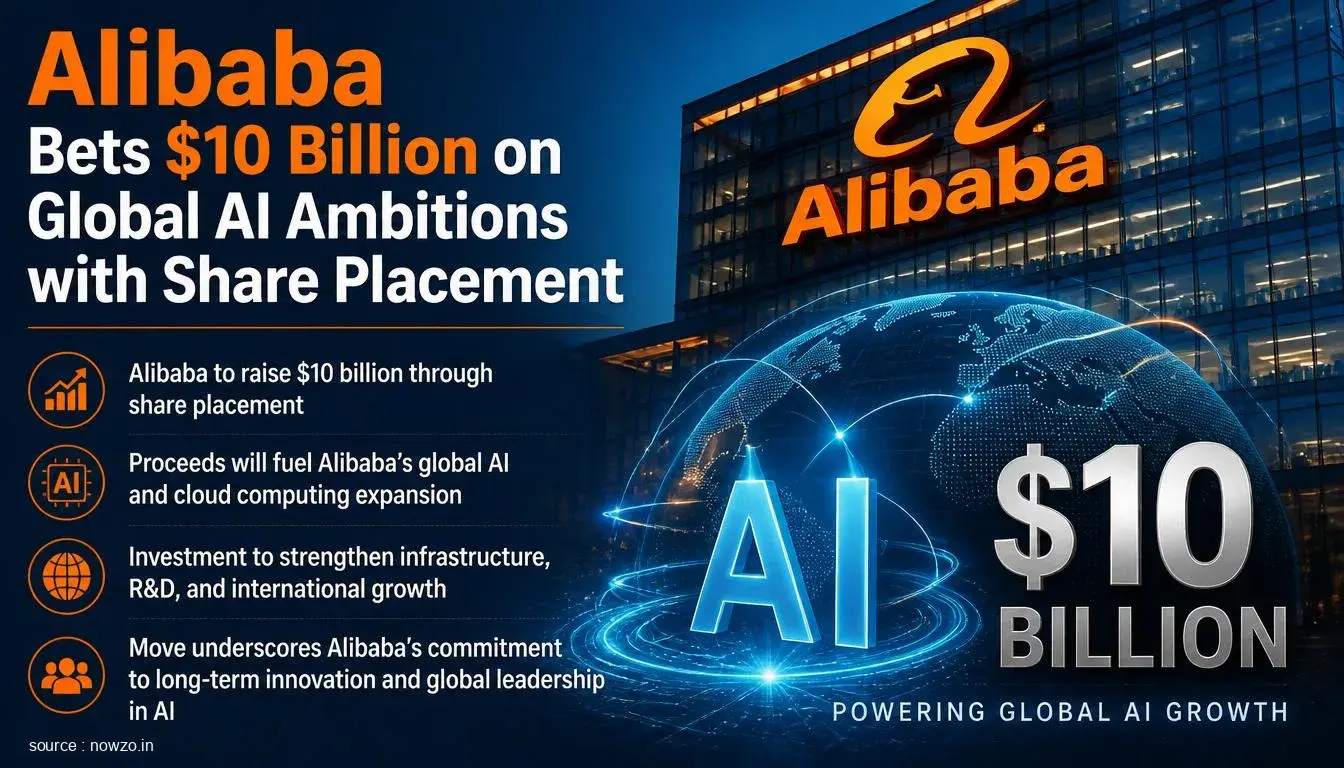 Alibaba $10 Billion Share Placement for AI Drive — Technology news