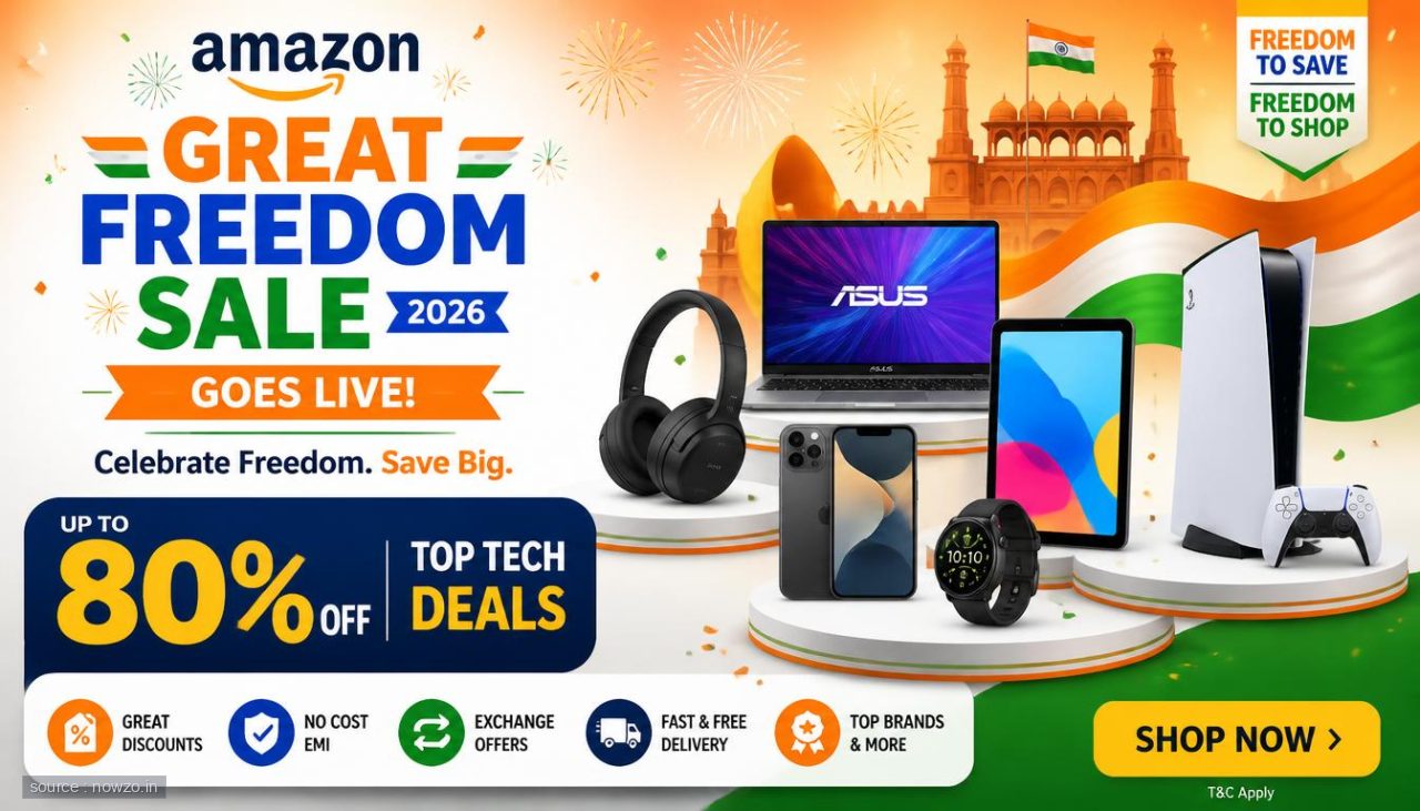 Amazon Great Freedom Sale 2026: Up to 80% Off Deals — Technology news