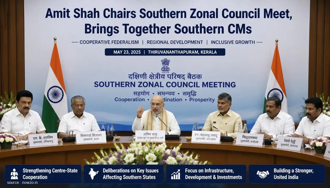 Amit Shah Leads 31st Southern Zonal Council Meeting — Politics news