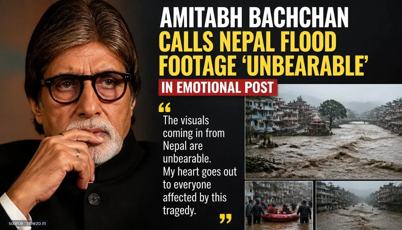 Amitabh Bachchan Calls Nepal Flood Footage 'Unbearable' in Emotional Post