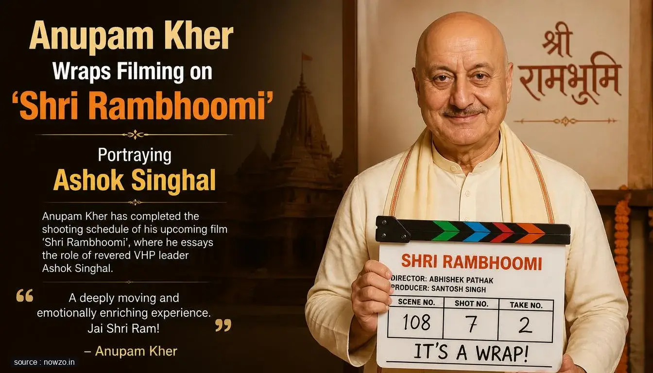 Anupam Kher Shri Rambhoomi Film Ashok Singhal Complete — Entertainment news