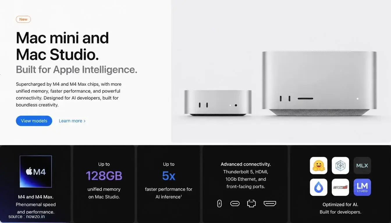 Apple Launches Mac Mini and Mac Studio for AI Developers — Technology news