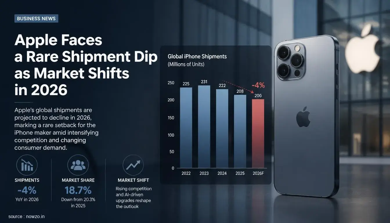 Apple Shipments Decline 2% in 2026 Forecast — Technology news