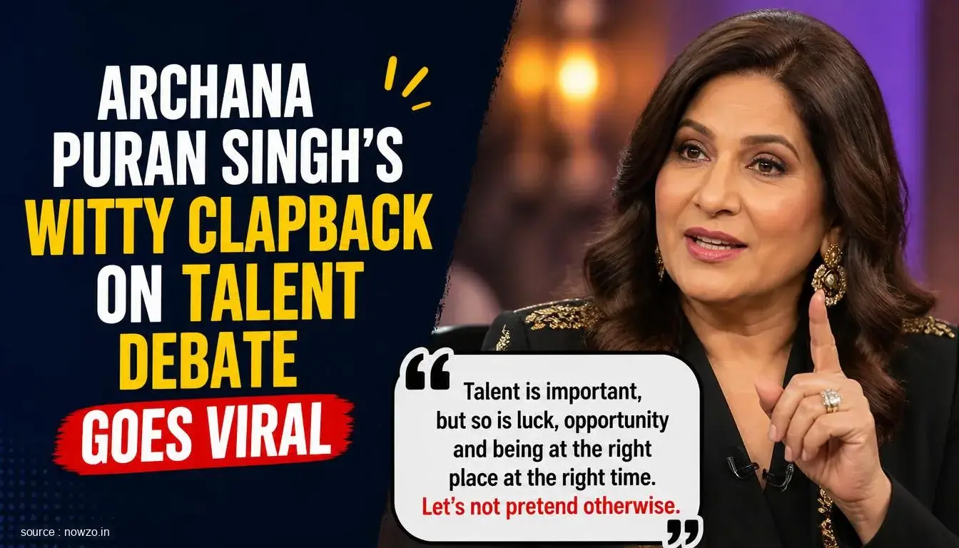 Archana Puran Singh's Witty Clapback on Talent Debate Goes Viral