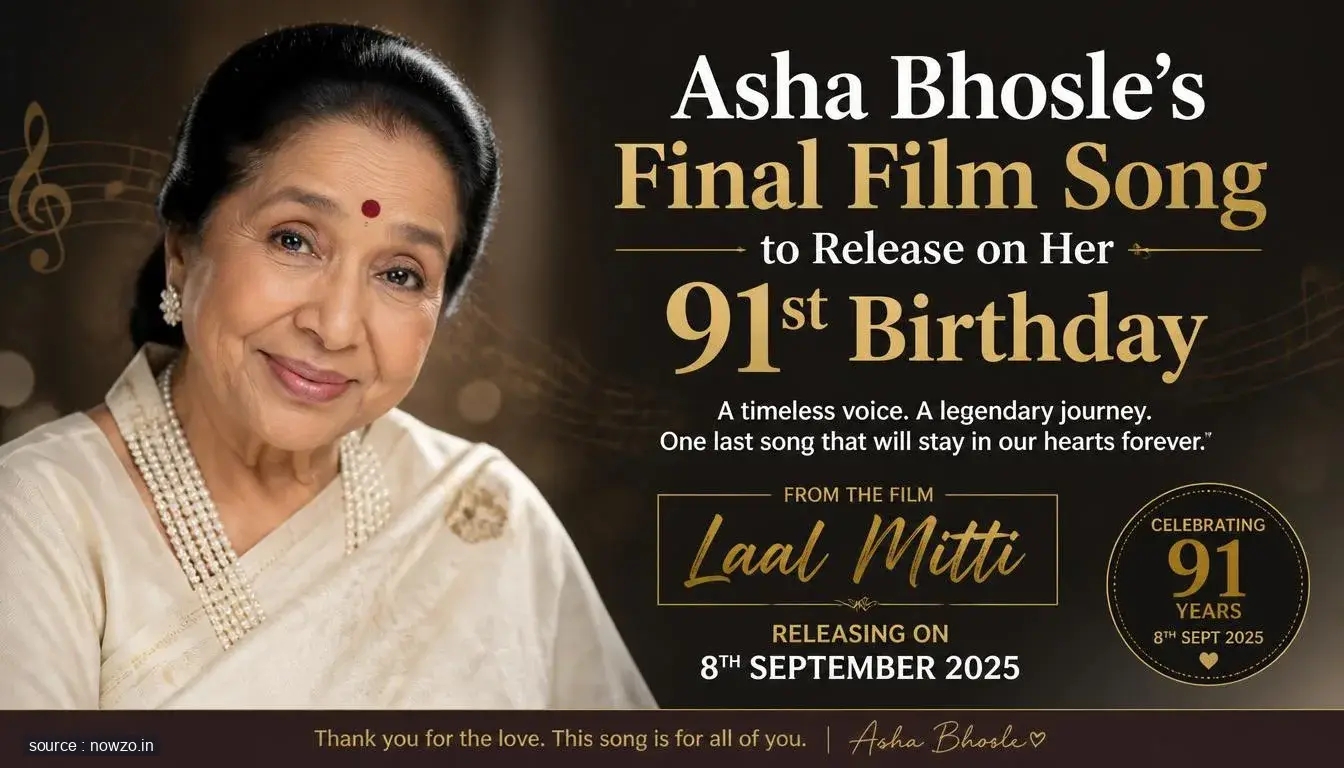 Asha Bhosle's Final Film Song to Release on Her 91st Birthday