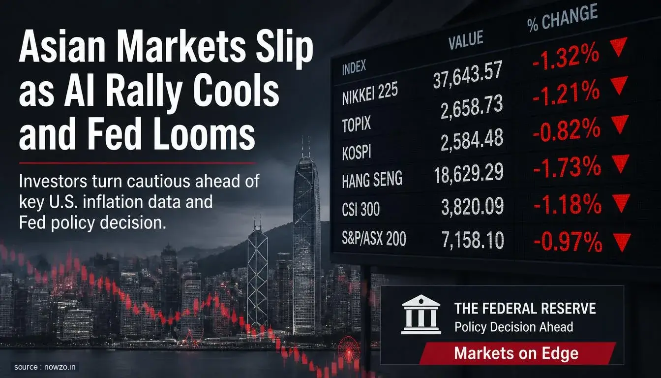 Asian Stocks Slide on AI Trade, Nvidia and Fed Focus — Finance news