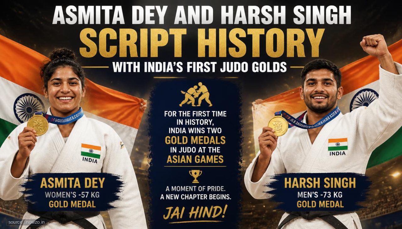 Asmita Dey and Harsh Singh Script History with India's First Judo Golds