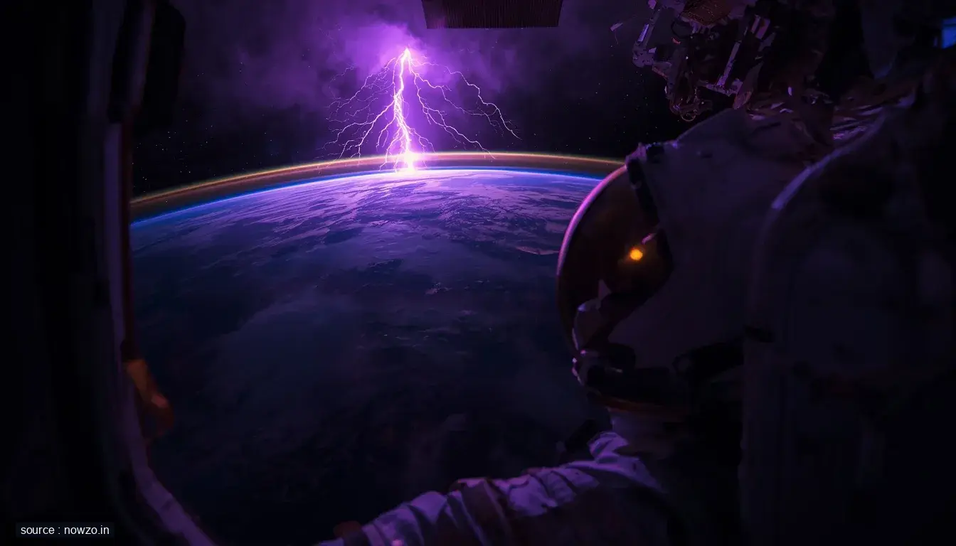 Astronaut Captures Purple Lightning From ISS - Rare Phenomen — Science news