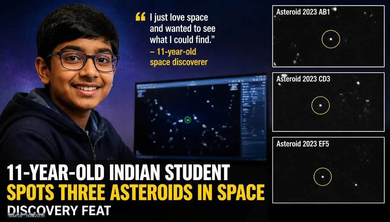 Atharv Sood, 11, Detects Three Asteroids: Young Indian Prodi — Science news