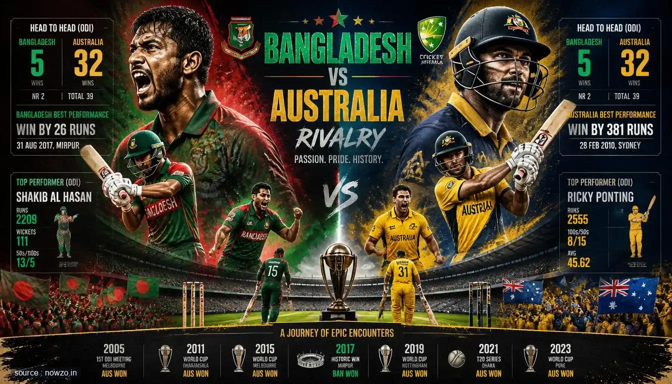 Bangladesh vs Australia: Cricket Rivalry Compared — Sports news