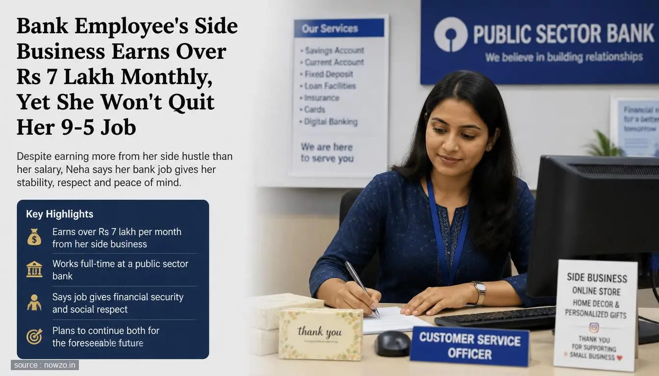 Bank Employee's Side Business Makes Rs 7 Lakh Monthly
