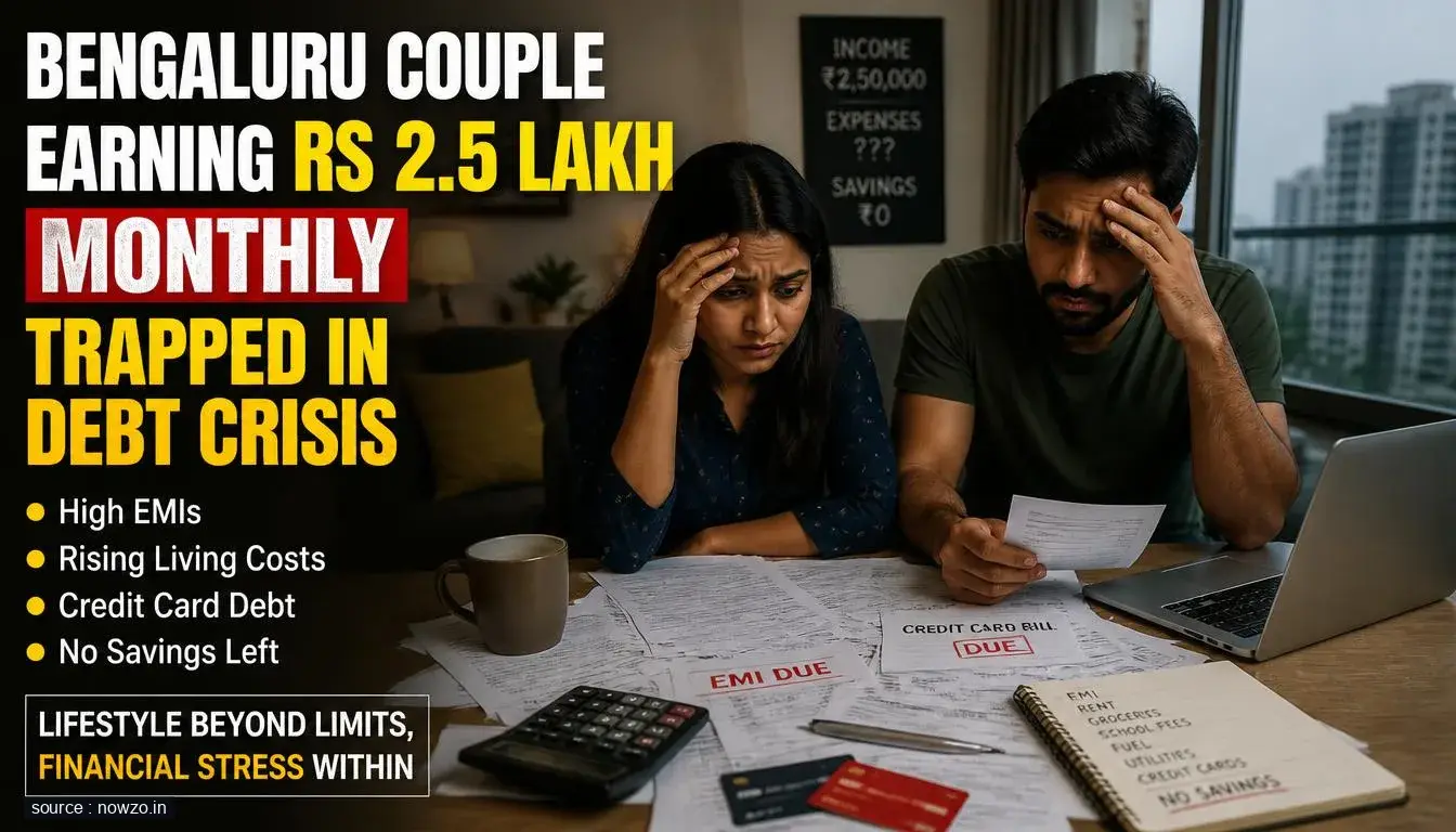 Bengaluru Couple Rs 2.5 Lakh Salary Debt Trap — Finance news