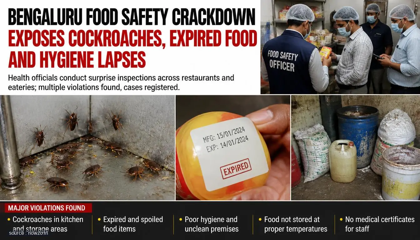 Bengaluru Food Safety Crackdown: Hygiene Lapses Exposed — Health news