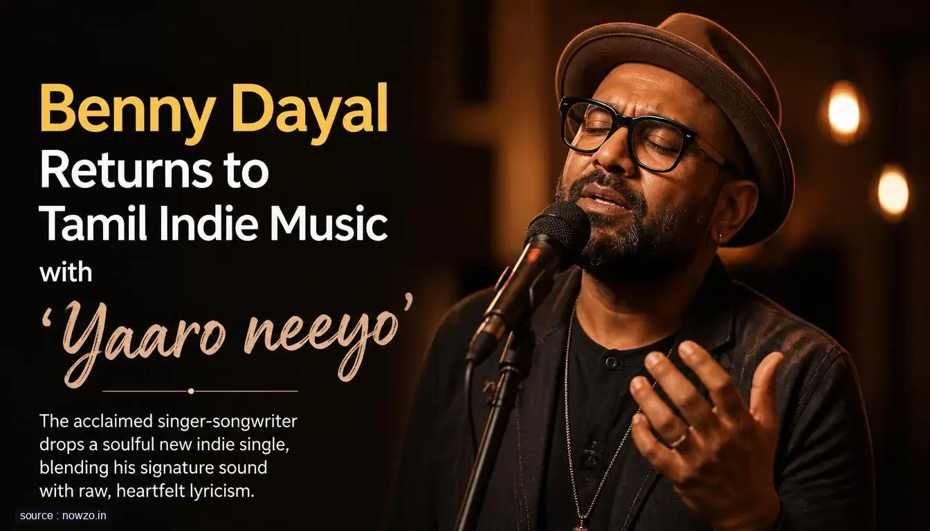Benny Dayal Yaaro neeyo Tamil Independent Music Return — Entertainment news