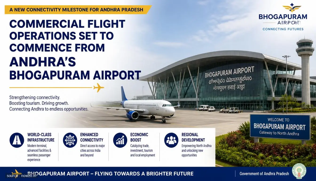 Bhogapuram Airport Commercial Flights Launch — Business news