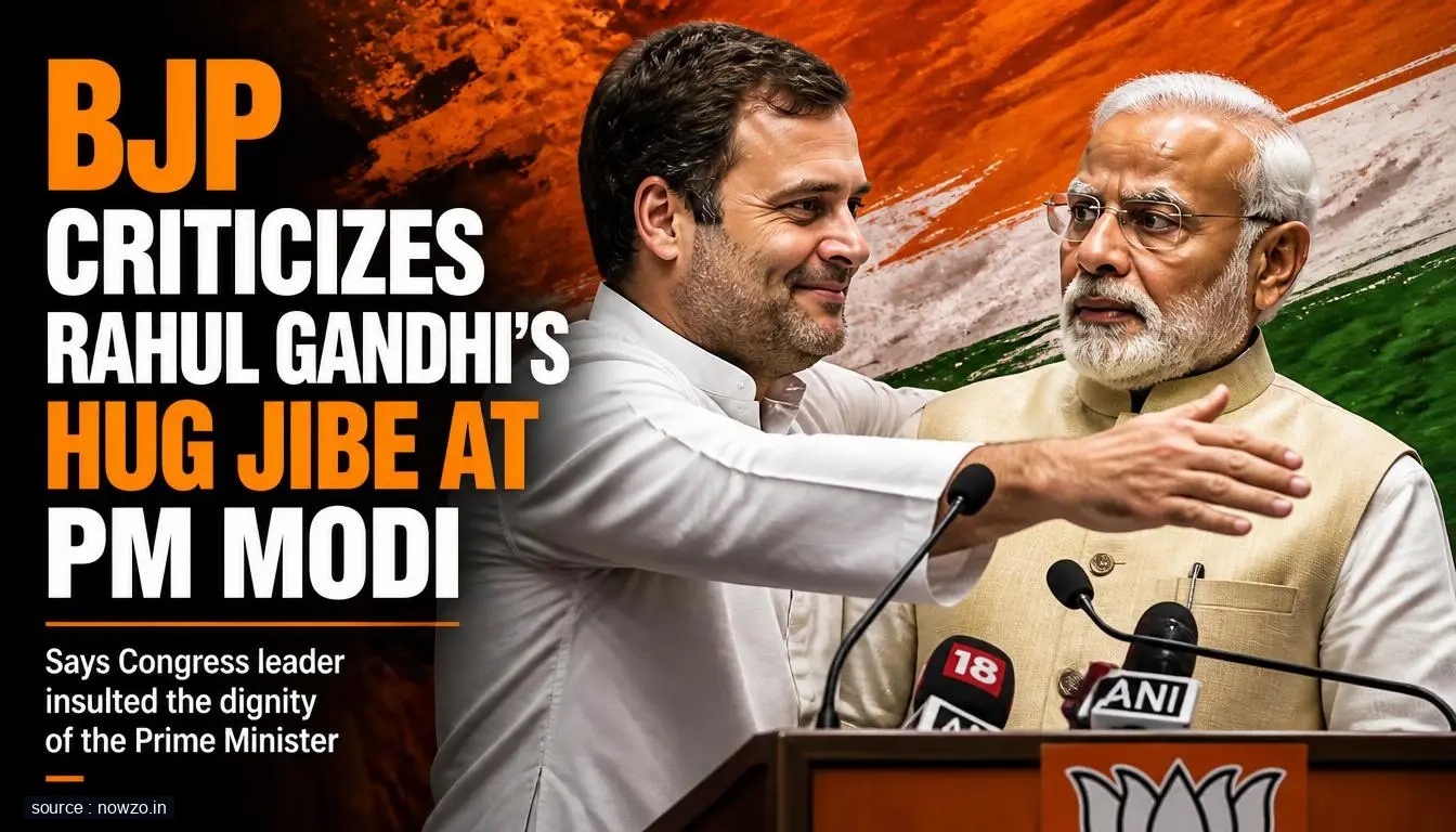 BJP Slams Rahul Gandhi Over 'Hug' Jibe at PM Modi — Politics news