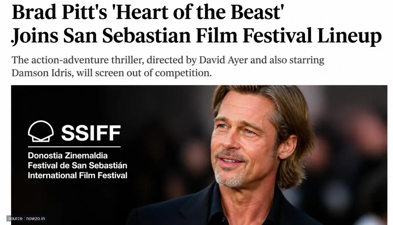Brad Pitt Heart of the Beast San Sebastian Film Festival — Entertainment news