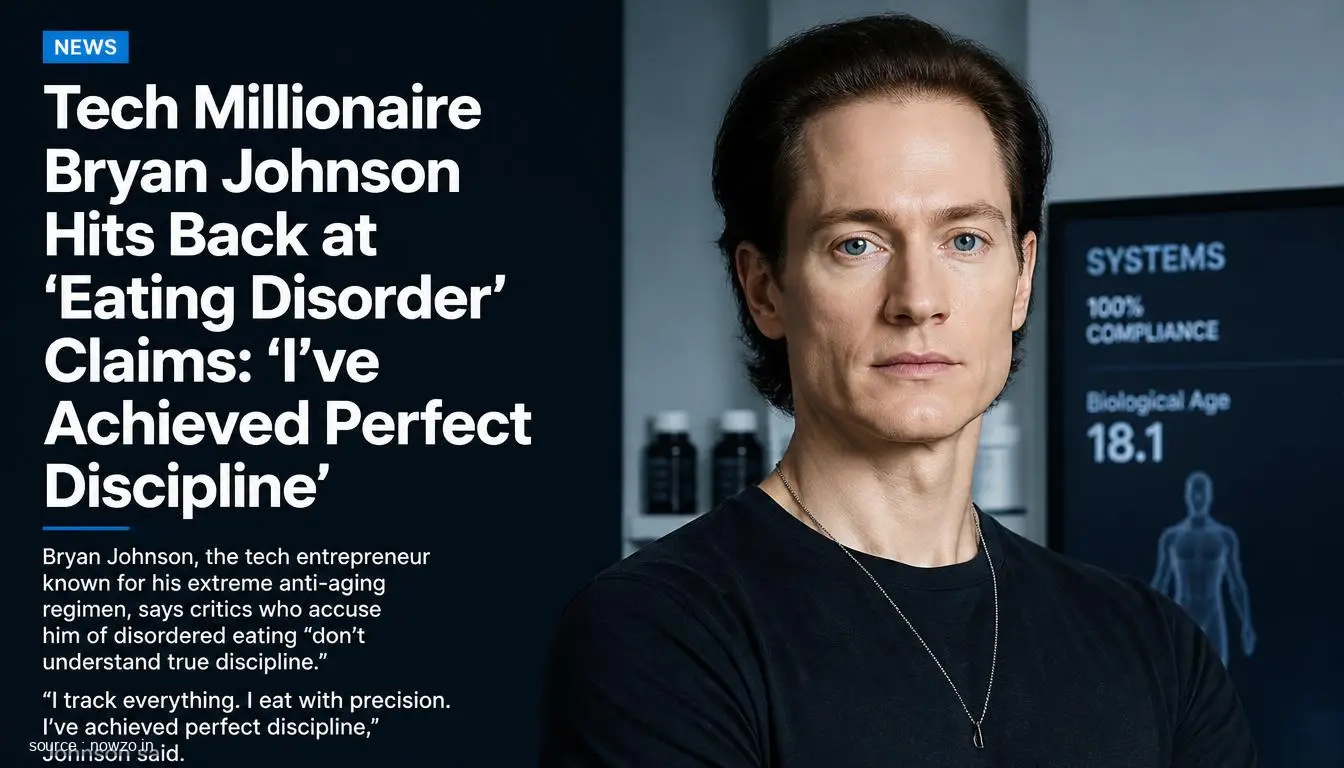 Bryan Johnson Responds to Eating Disorder Claims — Health news