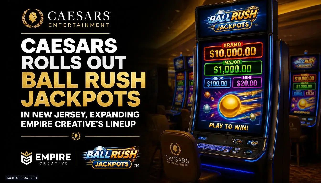 Caesars Rolls Out Ball Rush Jackpots in New Jersey, Expanding Empire Creative's Lineup