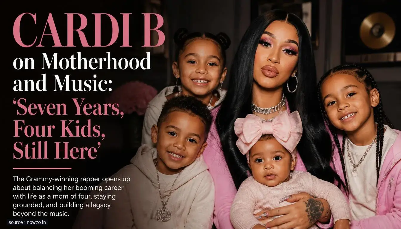 Cardi B on Motherhood and Music: 'Seven Years, Four Kids, Still Here'