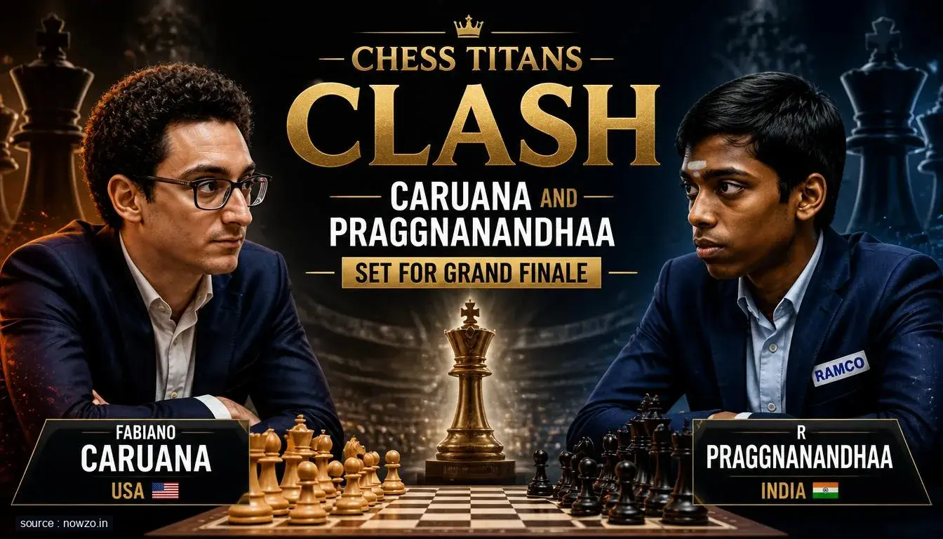 Chess Titans Clash: Caruana and Praggnanandhaa Set for Grand Finale
