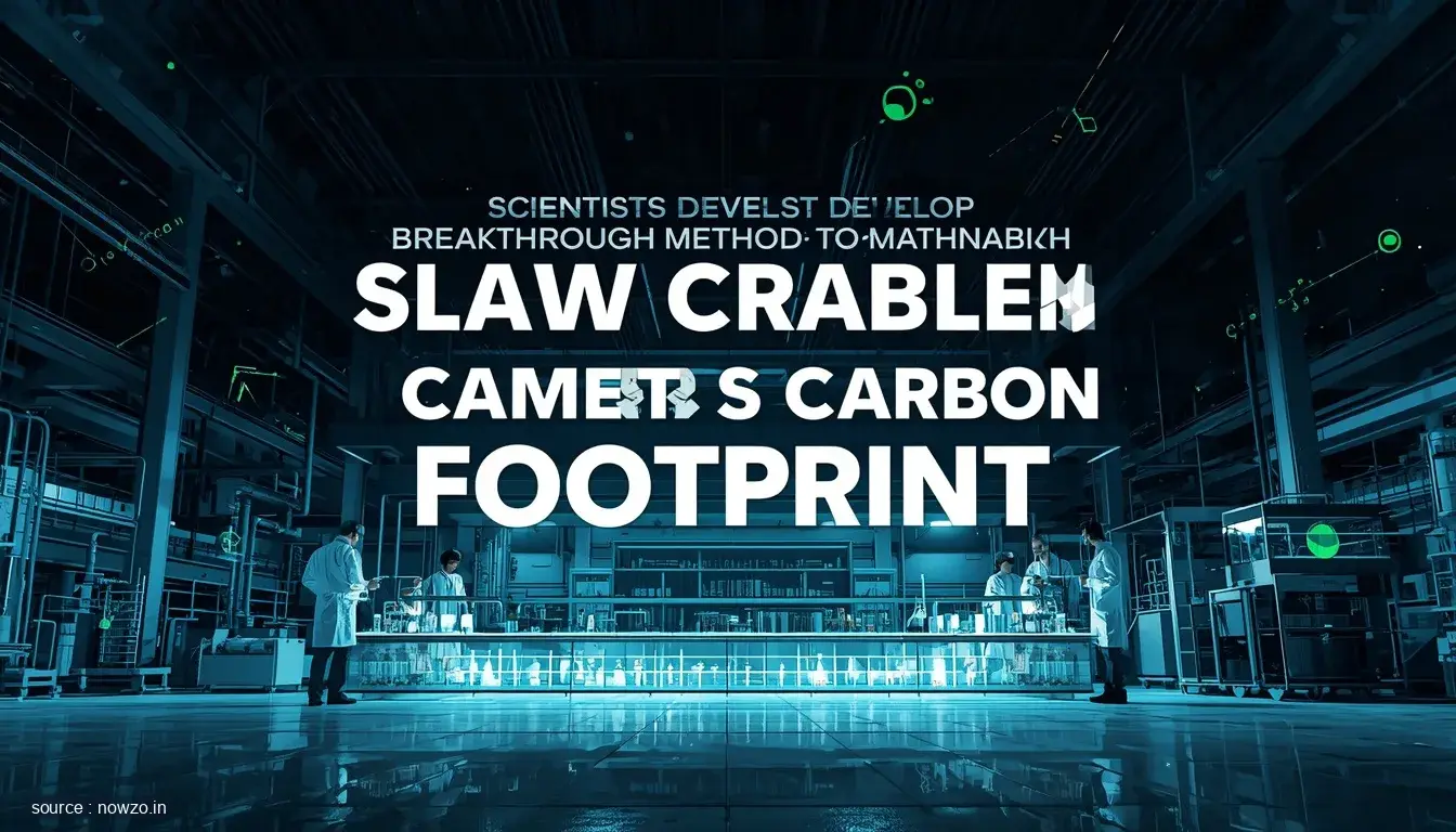 Low-Carbon Cement Breakthrough Reduces Emissions — Science news