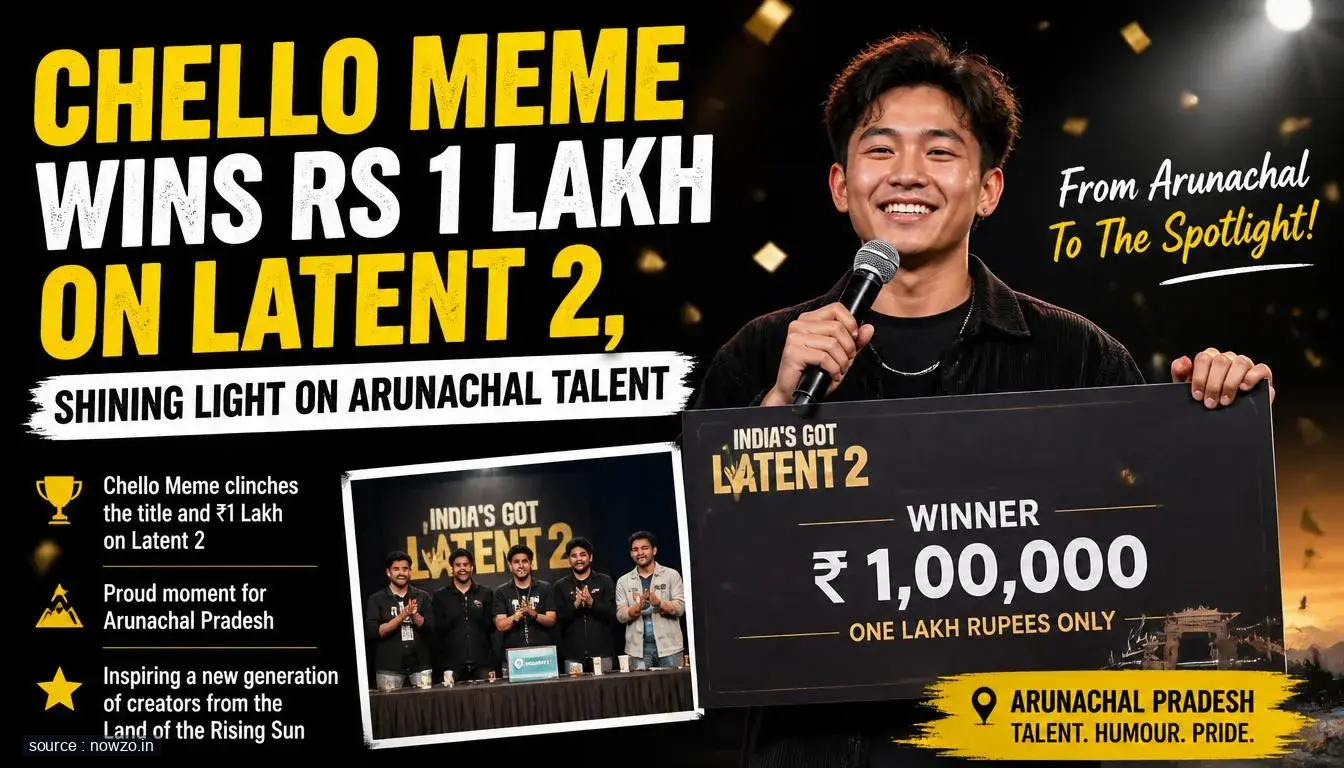 Chello Meme Wins Rs 1 Lakh on Latent 2, Shining Light on Arunachal Talent
