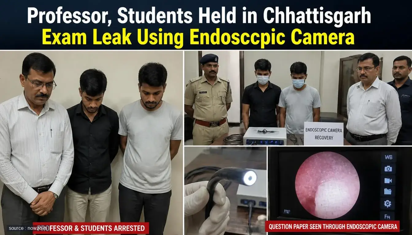 Chhattisgarh Agriculture Exam Paper Leak: Professor Held — Education news