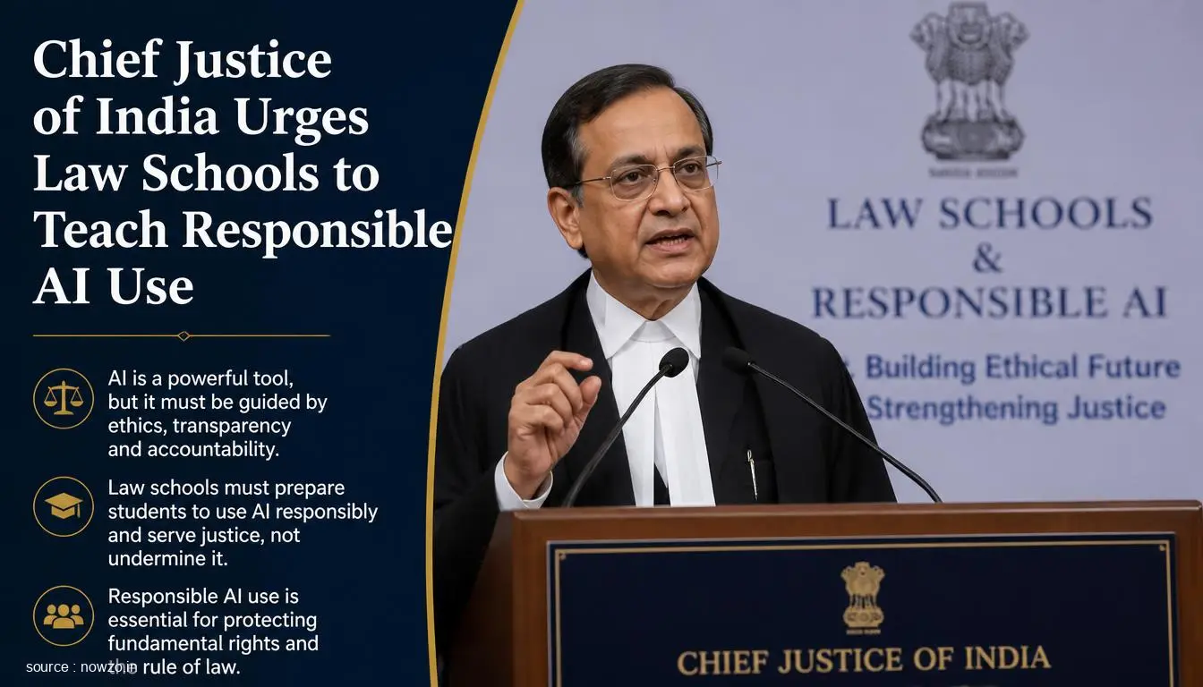 CJI Urges Law Schools to Train Students in Responsible AI Us — Education news