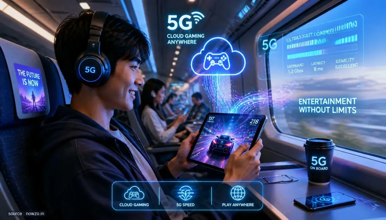 Cloud Gaming Takes Off as 5G Transforms Travel Entertainment