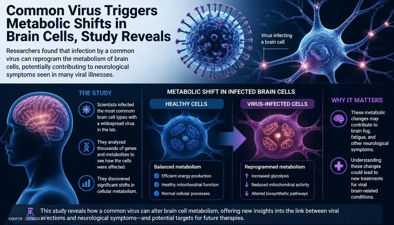 Virus Linked to Neuronal Metabolic Changes - Research — Science news