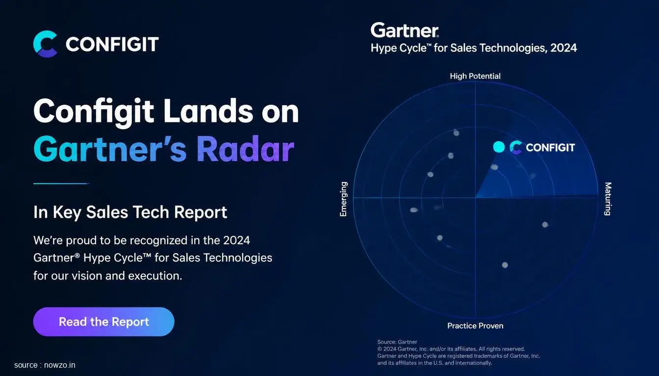 Configit Named in Gartner Hype Cycle for Sales Tech 2026 — Technology news