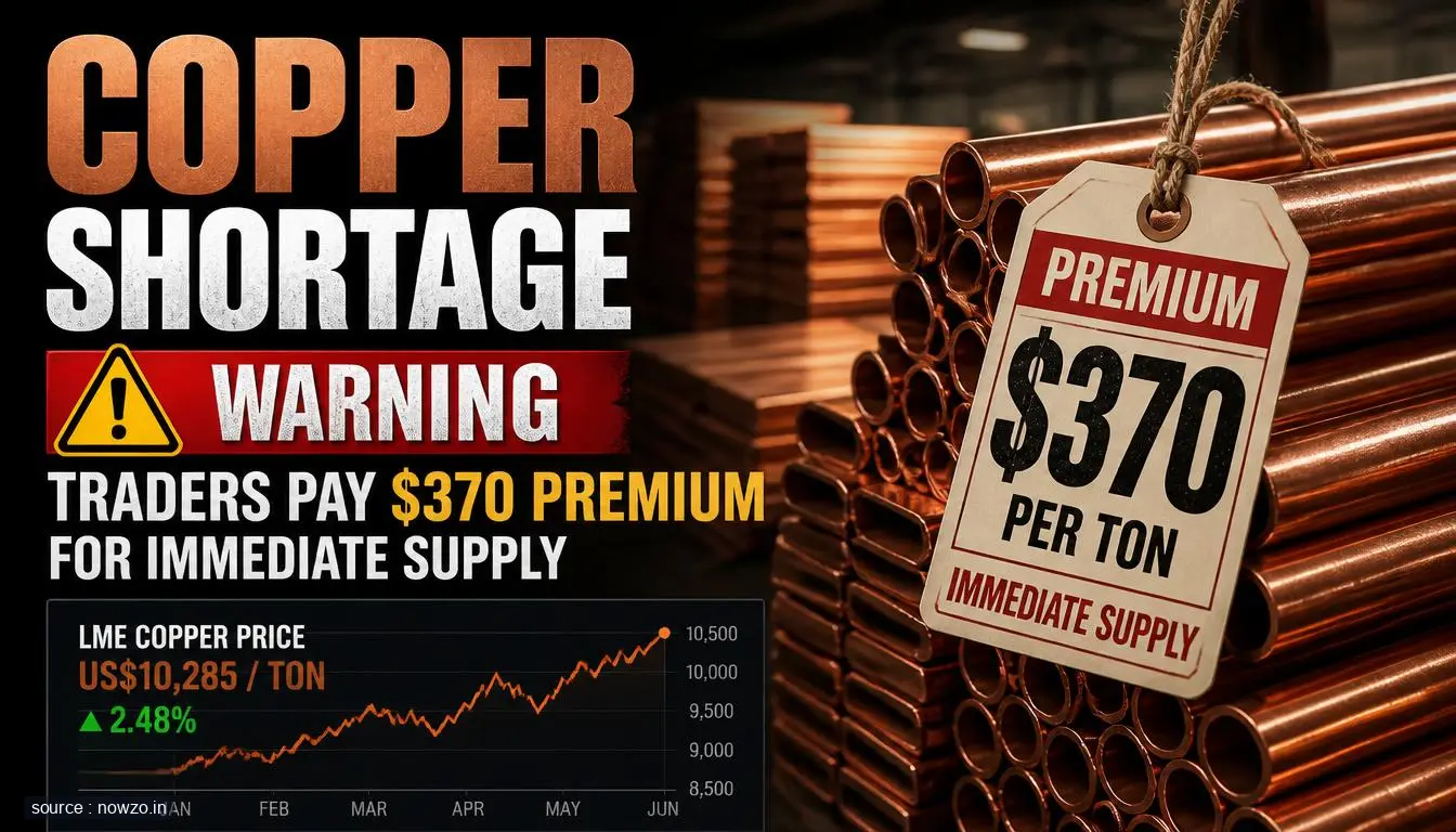 Copper Shortage: $370 Premium for Immediate Supply — Business news
