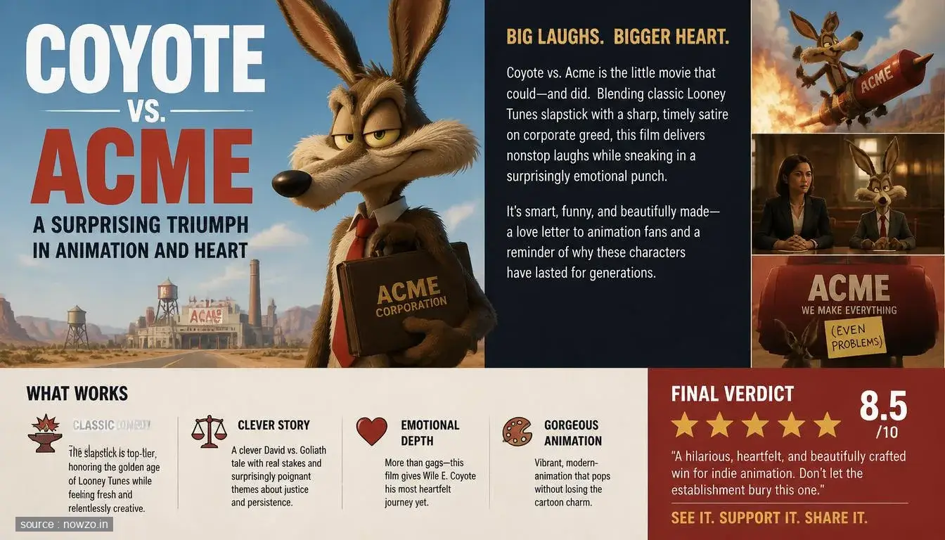 Coyote vs. Acme Movie Review: Animation Triumph — Entertainment news