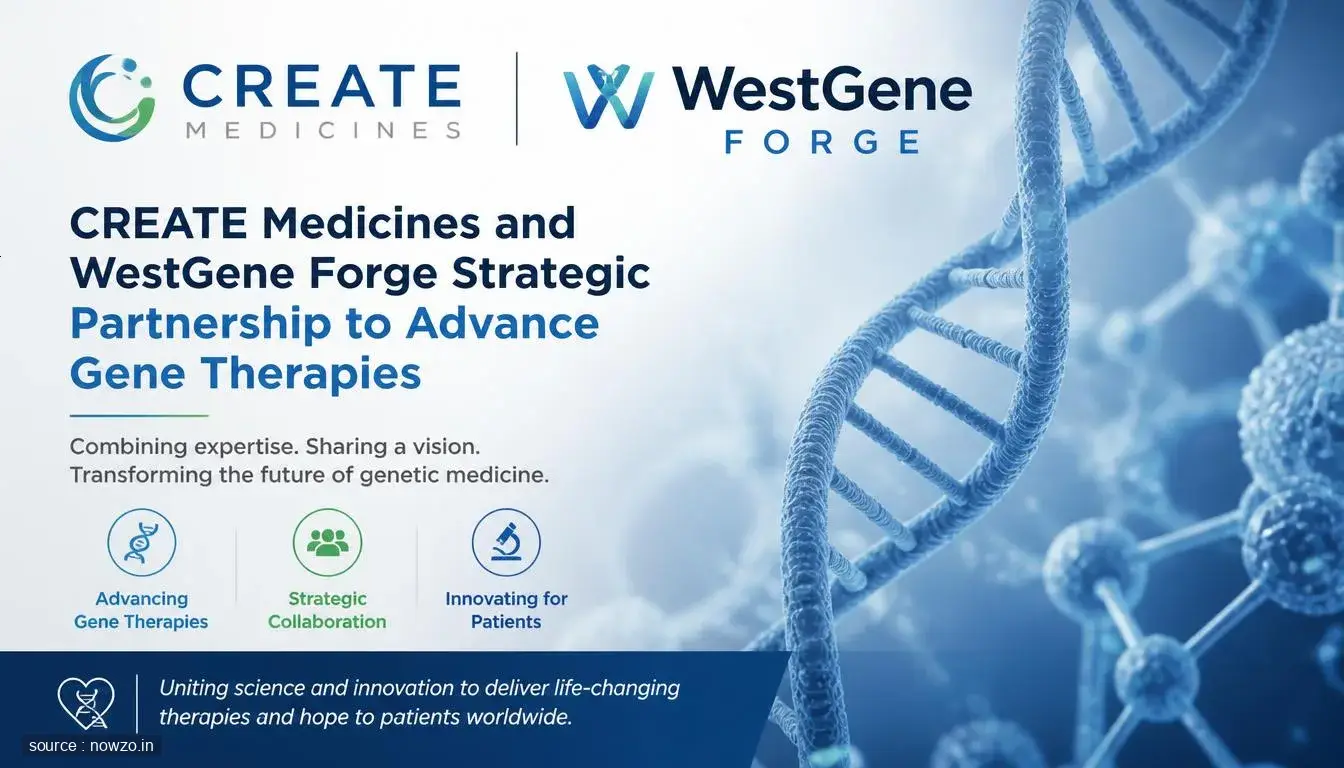 CREATE Medicines WestGene Collaboration CAR Pipeline LNP Tec — Health news