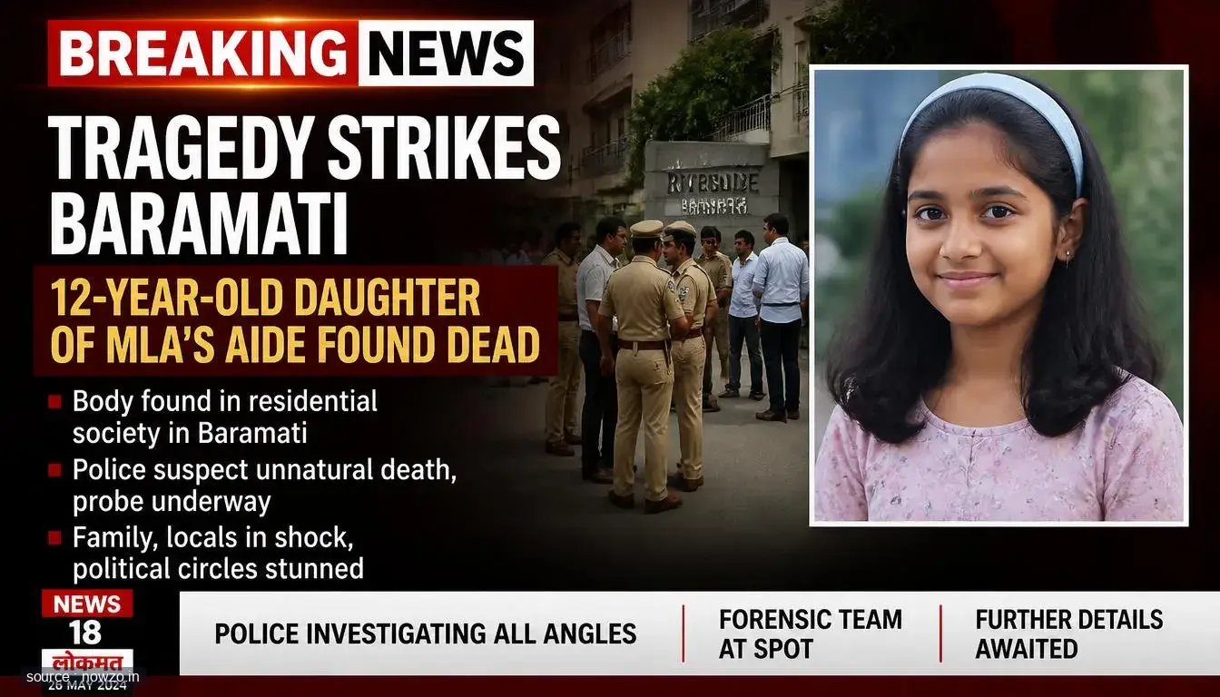 Daughter of MLA Rohit Pawar's PA Found Dead in Baramati — General news
