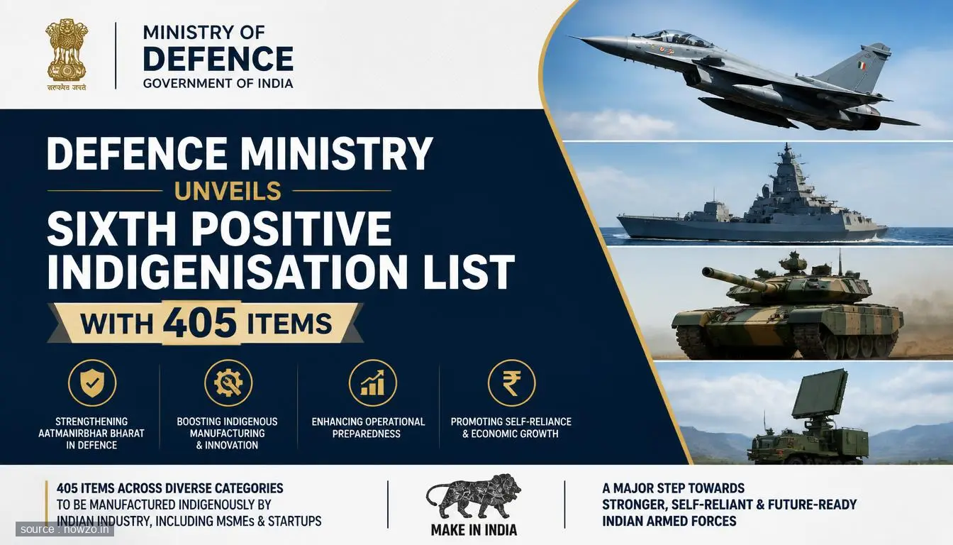 Defence Ministry Notifies Sixth Positive Indigenisation List — Politics news