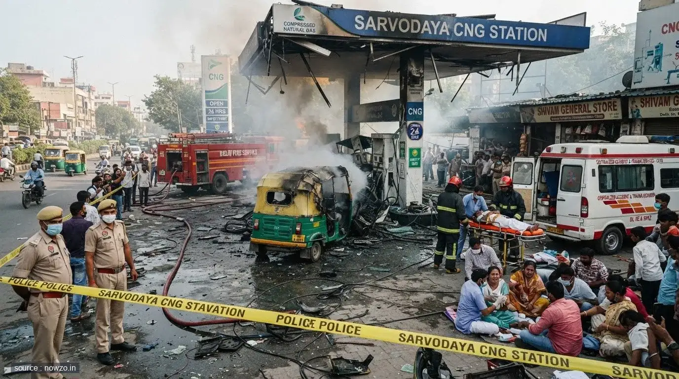 Delhi CNG Blast: 1 Dead, 6 Injured at Fuel Pump — General news